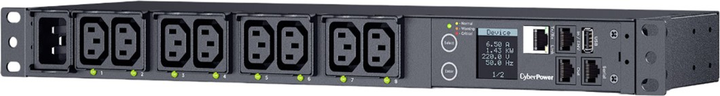 Розподільчий пристрій живлення CyberPower PDU41005 (Switched, 8x IEC C13, 16A) - зображення 3