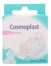 Пластыри Cosmoplast Sensitive Tape 5 m x 2.5 cm (4046871005191) - изображение 1