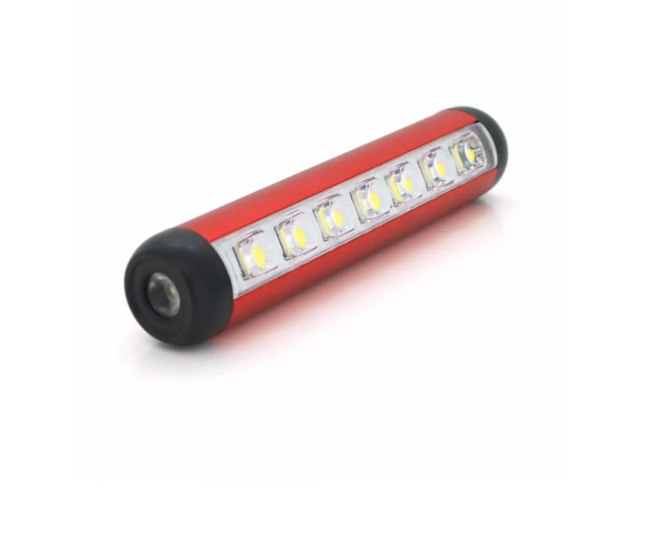 Ручной аккумуляторный LED мини фонарик с боковым светом COB фонарь ZJ-1159 (свет белый, 4 режима) Красный - Фото 1 Ручной аккумуляторный LED мини фонарик с боковым светом COB фонарь ZJ-1159 (свет белый, 4 режима) Красный - изображение 1