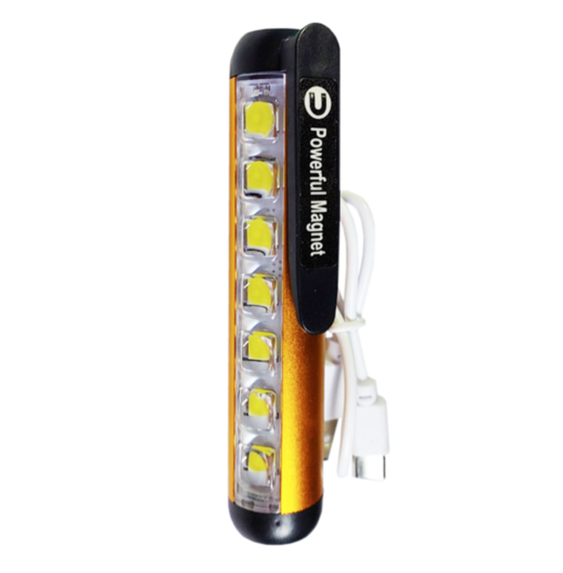 Ручной аккумуляторный LED мини фонарик с боковым светом COB фонарь ZJ-1159 (свет белый, 4 режима) Оранжевый - Фото 1 Ручной аккумуляторный LED мини фонарик с боковым светом COB фонарь ZJ-1159 (свет белый, 4 режима) Оранжевый - изображение 1
