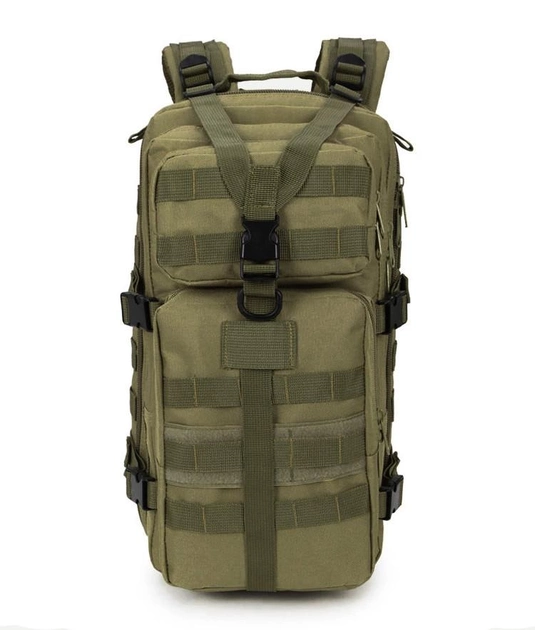 Рюкзак тактический штурмовой Eagle 35л 45х26х25 см темно-зеленый - изображение 2