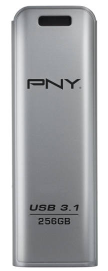 Накопичувач PNY Elite Steel 256 GB USB 3.1 (FD256ESTEEL31G-EF) - Фото 2 Накопичувач PNY Elite Steel 256 GB USB 3.1 (FD256ESTEEL31G-EF) - зображення 2