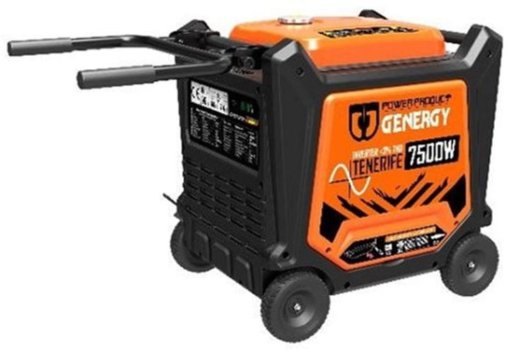 Генератор інверторний GENERGY TENERIFE RC 7/7.5 кВт електричний пуск - зображення 3