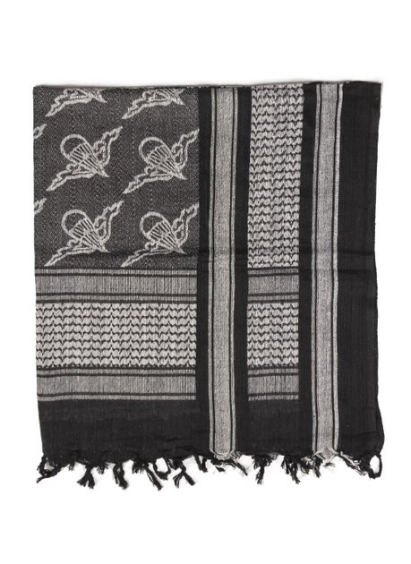 Арафатка шарф-шемаг тактическая 110x110см Парашют Mil-Tec Универсальный Черный (12609302) - изображение 2