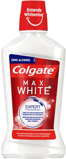 Ополіскувач для порожнини рота Colgate Max White One Expert 0% Mouthwash 500 мл (8718951192829) - зображення 1