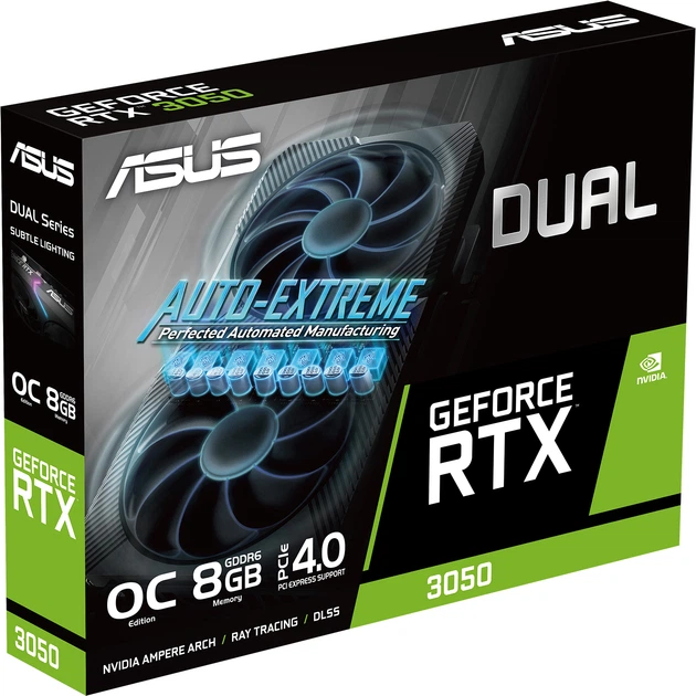 Karta graficzna ASUS PCI-Ex GeForce RTX 3050 Dual OC Edition V2 LHR 8GB GDDR6 (128bit) (1852/14000) (HDMI, DisplayPort, DVI-D) (90YV0GH6-M0NA00) - obraz 13