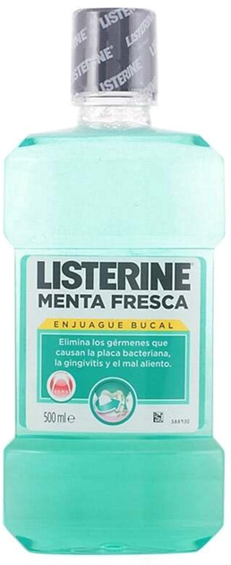 Płyn do płukania ust Listerine Fresh Mint Mouthwash 500 ml (8412101045002) - obraz 1