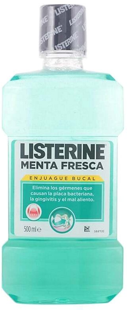 Płyn do płukania ust Listerine Fresh Mint Mouthwash 500 ml (8412101045002) - obraz 1