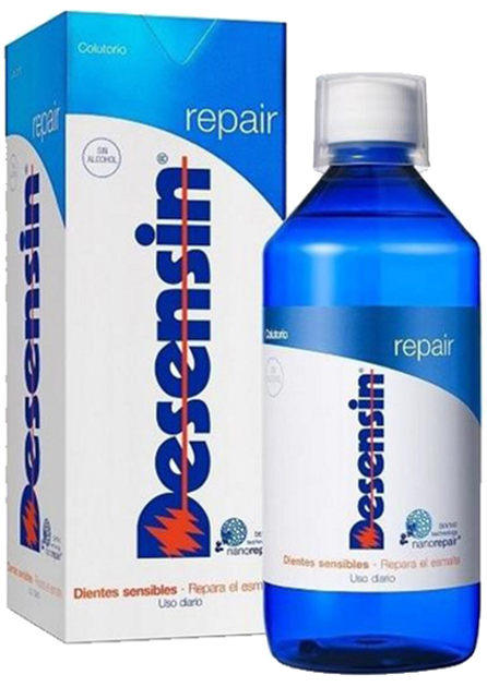 Ополіскувач для порожнини рота Vitis Desensin Repair Alcohol-Free Mouthwash 500 ml (8427426055933) - зображення 1