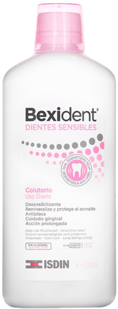 Ополіскувач для порожнини рота Isdin Bexident B Sensitive Teeth Mouthwash 500 ml (8470001521965) - зображення 1