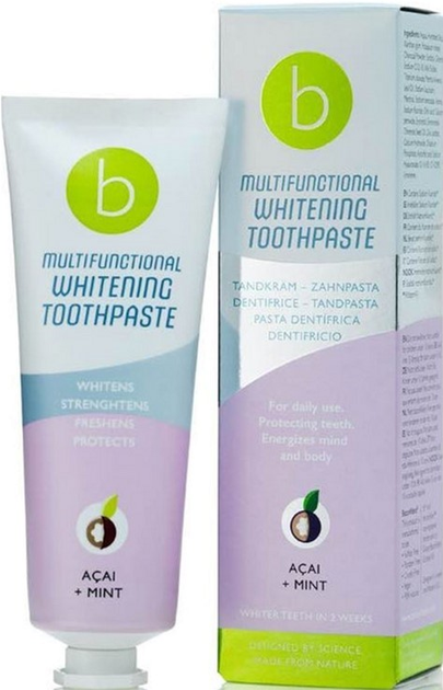 Pasta do zębów Beconfident Multifunctional Acai + Mint Whitening Toothpaste 75 ml (7350064167618) - obraz 1