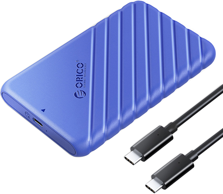 Kieszeń zewnętrzna Orico 2.5" USB-C 3.1 6Gbps Niebieski (25PW1C-C3-BL-EP) - obraz 1