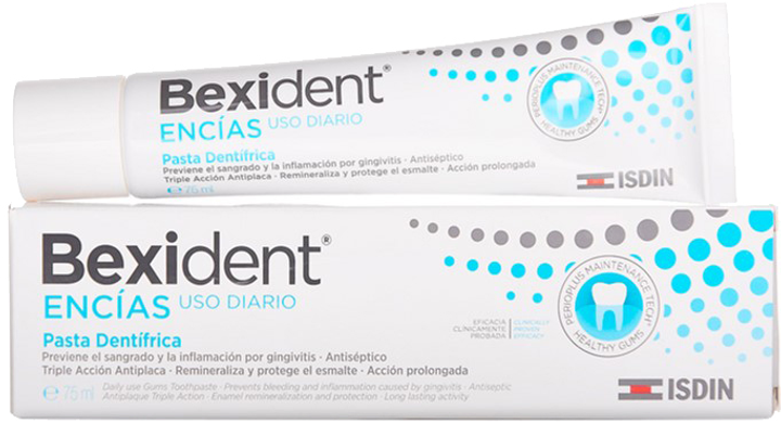 Зубна паста Isdin Bexident Gums Toothpaste Triclosan 75 ml (8470003638388) - зображення 1