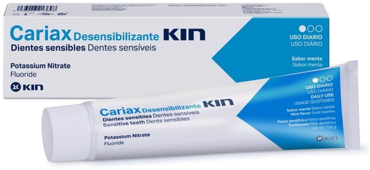 Зубна паста Kin Cariax Desensibilizante Pasta 125 ml (8470003057899) - зображення 1