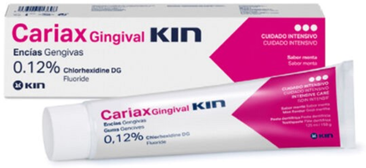 Pasta do zębów Kin Cariax Gingival Toothpaste 125 ml (8499993057719) - obraz 1