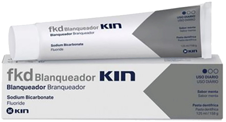 Зубна паста Kin Fkd Whitening Toothpaste 125 ml (8470002586086) - зображення 1