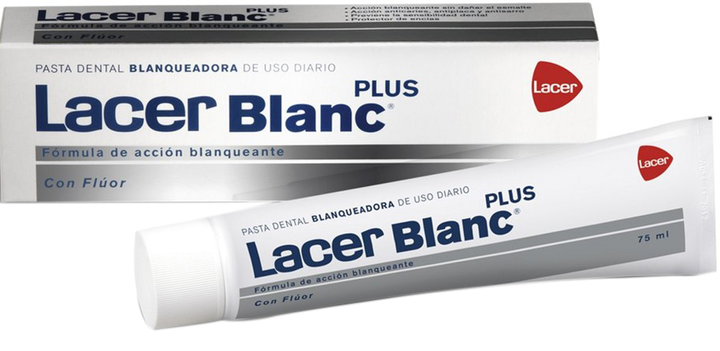Зубна паста Lacer Blanc Plus Citrus Whitening Toothpaste 75 ml (8470001576545) - зображення 1