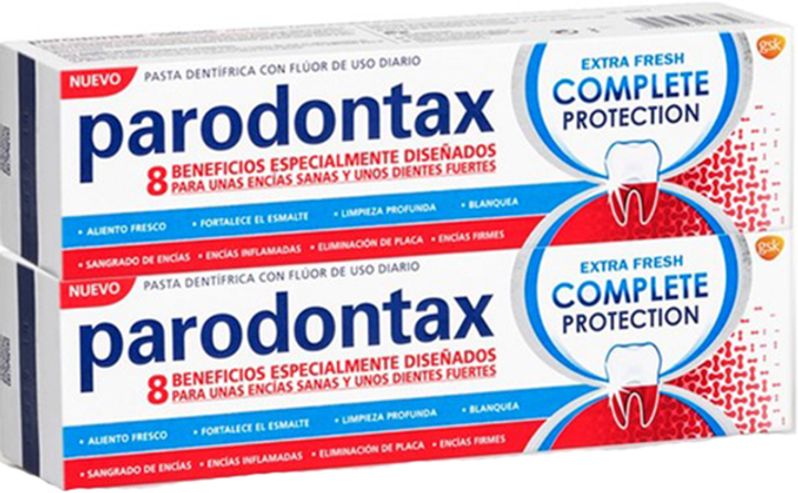 Зубна паста Parodontax Extra Fresh Complete Protection Toothpaste 2x75 мл (5054563122407) - зображення 1