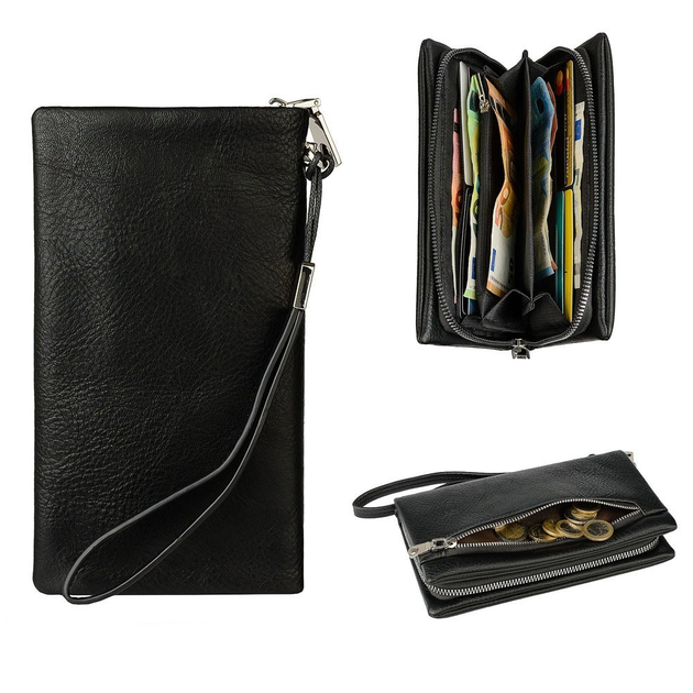 Большой мужской кошелек (мини клатч) с ремешком на руку Saralyn B-070 ...