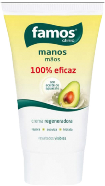 Крем для рук Famos Hands Cream With Avocado Oil 100 мл (8410429121903) - зображення 1