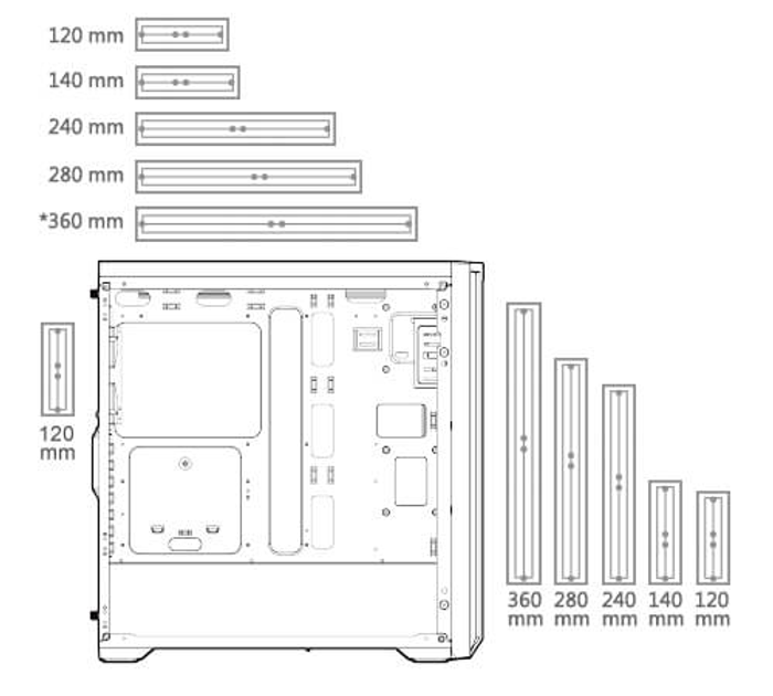 Obudowa Cougar MX330-G Pro Czarny (CGR-MX330-G PRO) - obraz 9