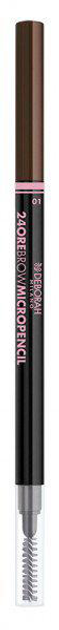 Kredka do brwi Deborah Milano Dh 24Ore Brow Micropencil 01 (8009518343854) - obraz 1