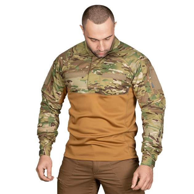 Сорочка тактична польова зносостійка літньо-весняна сорочка KOMBAT (XL) Multicam/Койот (OR.M_2690) - зображення 2