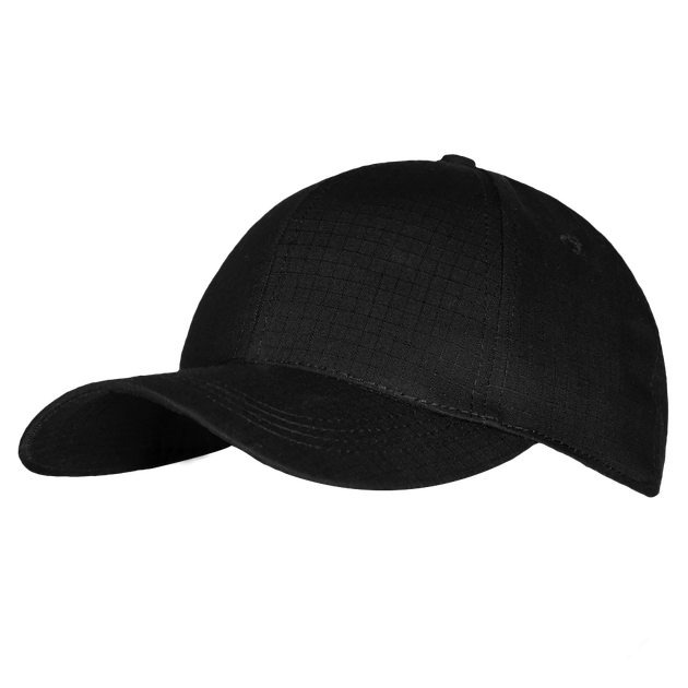 Бейсболка тактична універсальна кепка для спецслужб KOMBAT 5849 Чорний (OR.M_540) - зображення 1