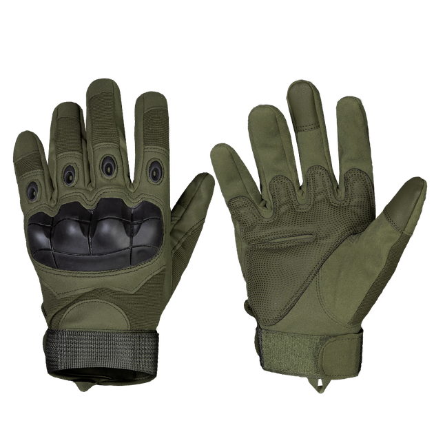 Перчатки тактические вентиляционные универсальные рукавицы для спец и силовых подразделений L Олива (OR.M_655) - изображение 1