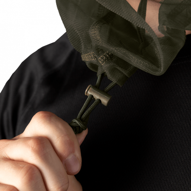 Москитная сетка на голову тактическая маскировочная сетка KOMBAT 5819 Олива (OR.M_200) - изображение 2