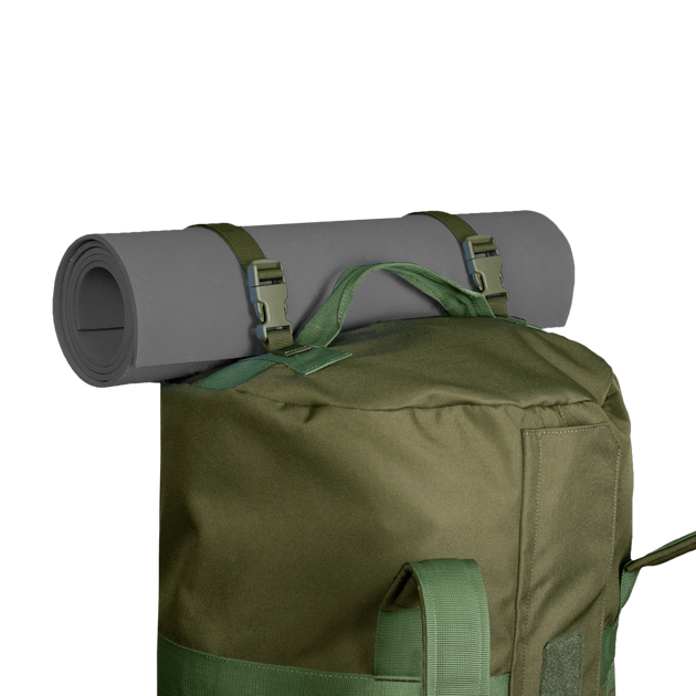 Баул тактический универсальный военная сумка с горизонтальной загрузкой CAMOTEC 100л 7056 Олива (OR.M_2912) - изображение 2