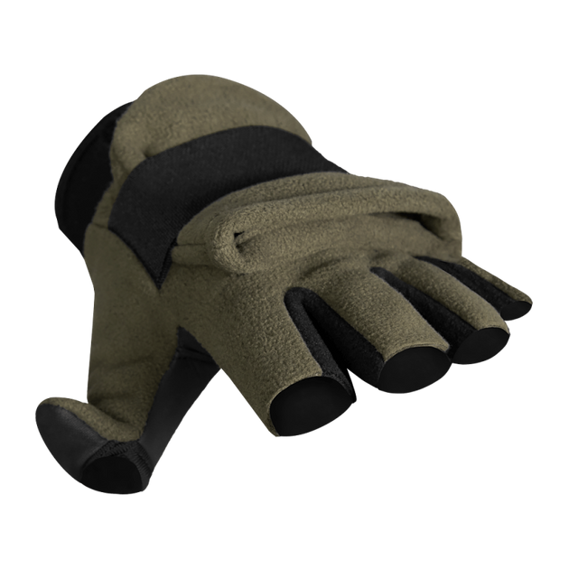 Перчатки тактические полевые универсальные рукавицы для охотников и силовых структур M Олива (OR.M_983) - изображение 2