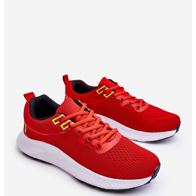 Buty sportowe męskie na platformie do kostki lekkie Jasper 41 Czerwone (5905677139532) - obraz 3