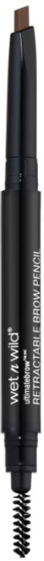 Ołówek do brwi Wet N Wild Ultimate Brow Retractable E627A Medium Brown (4049775001146) - obraz 1