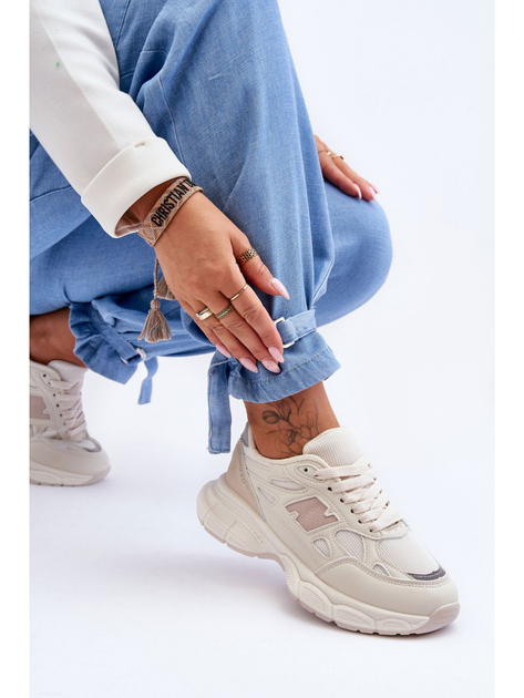 Buty sportowe damskie damskie Venice 41 Beżowe (5905677437881) - obraz 3