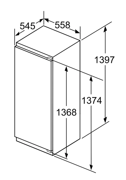 Lodówka do zabudowy Bosch Serie 6 KIR51AFF0 - obraz 6