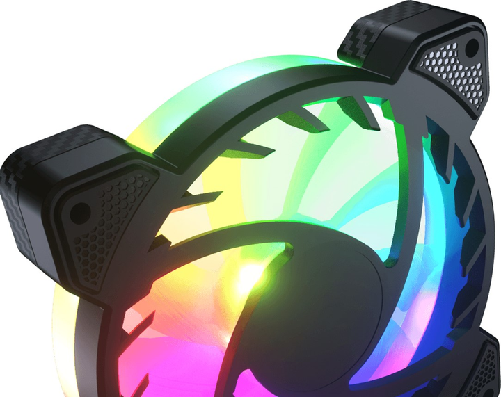 Набір вентиляторів Cougar Vortex ARGB VX 120 3 Pcs.Pack 120mm (CF-VX12HB3-RGB) - зображення 5