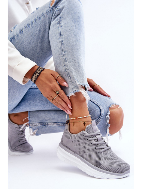 Buty sportowe damskie Lavarone 41 Szare (5905677139815) - obraz 7
