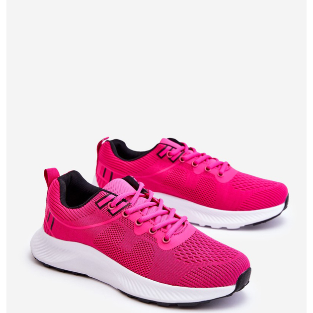 Buty sportowe damskie z siatki na platformie do kostki oddychające Darla 38 Fuksja (5905677139242) - obraz 5