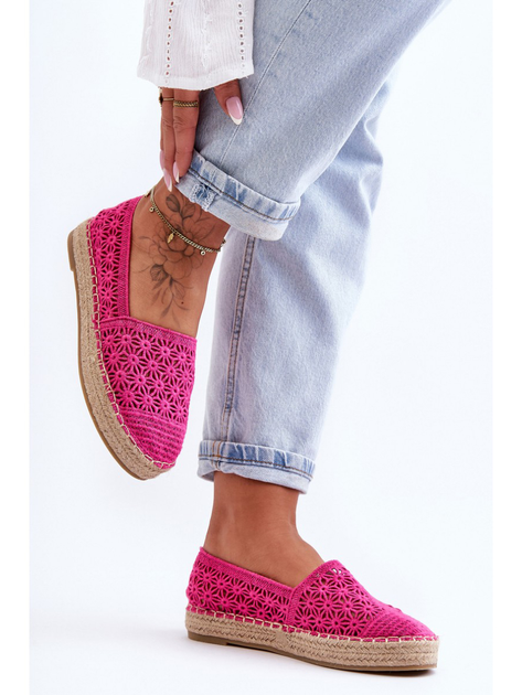 Damskie espadryle One Lover 39 Różowe (5905677459951) - obraz 4