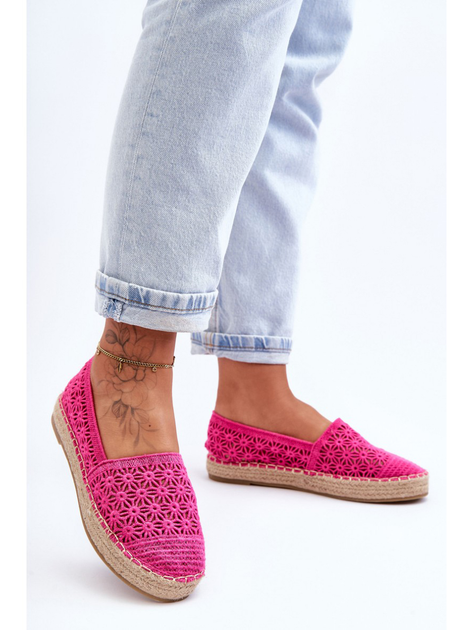 Damskie espadryle One Lover 39 Różowe (5905677459951) - obraz 6