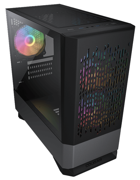 Obudowa Cougar MG 140 Air RGB Czarny (CGR-5JM8B-AIR-RGB) - obraz 3