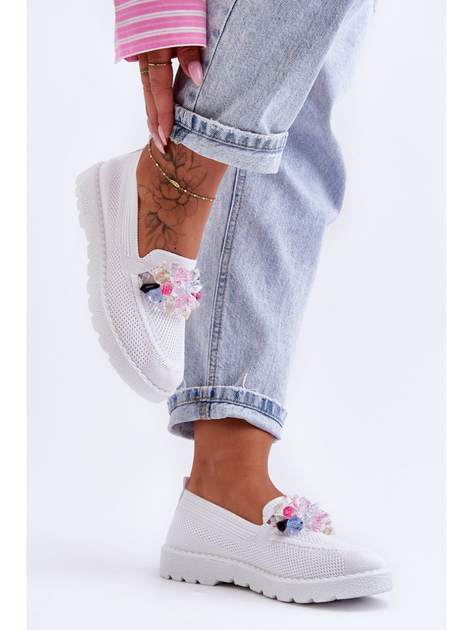 Жіночі сліпони Taylor 36 Білі (5905677438253) - зображення 3