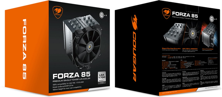 Кулер для процесора Cougar Forza 85 Air Cooling (CGR-FZA85) - зображення 6