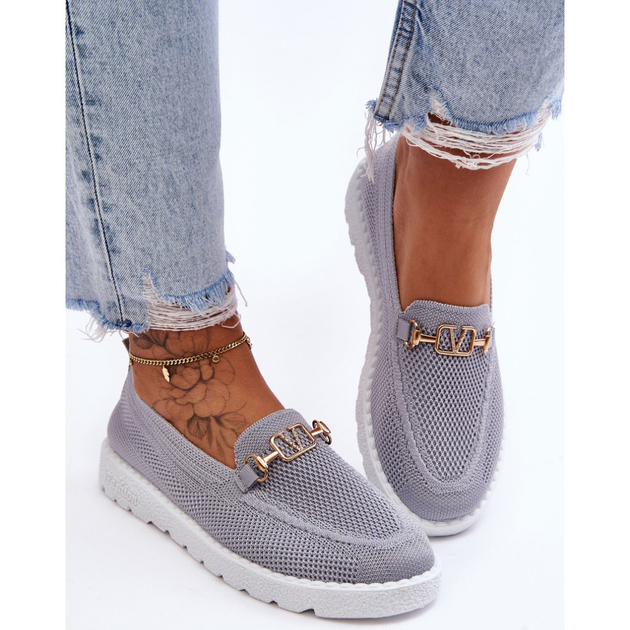 Жіночі сліпони Alena 41 Сірі (5905677410556) - зображення 1