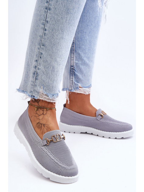 Жіночі сліпони Alena 41 Сірі (5905677410556) - зображення 4