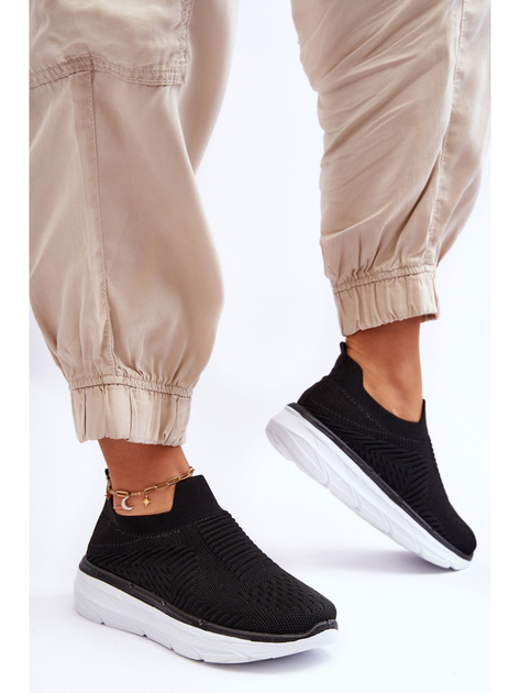 Buty wsuwane damskie Ferive 38 Czarne (5905677139488) - obraz 4