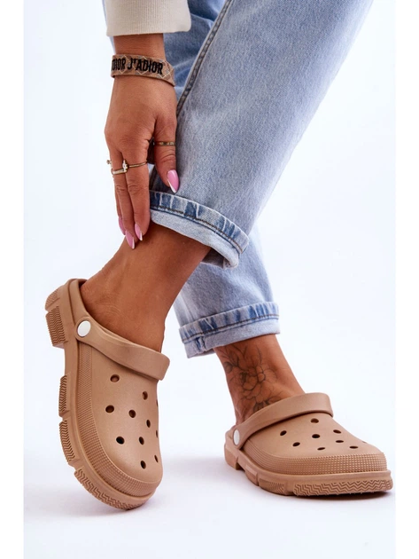 Chodaki damskie Rabios 38-39 Brązowe (5905677102208) - obraz 6