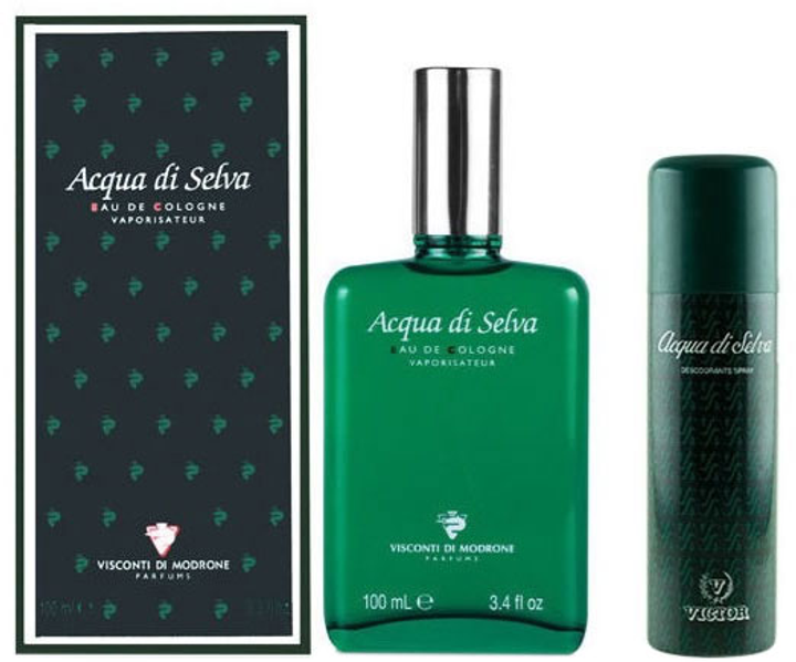 Zestaw Victor Acqua Di Selva Eau De Toilette Spray 100 ml + Dezodorant 200 ml (8420229960510) - obraz 1