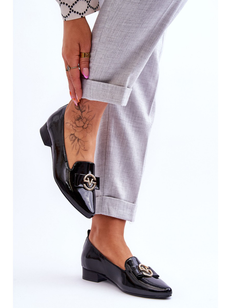 Damskie loafersy Vinceza Asselia 38 Czarne (3092157372816) - obraz 3